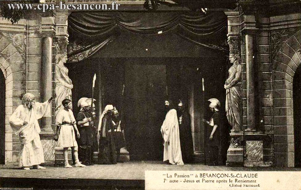 La Passion à BESANÇON-St CLAUDE - 7e acte - Jésus et Pierre après le Reniement
